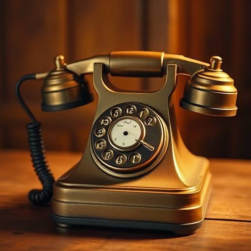 Ein antikes Telefon